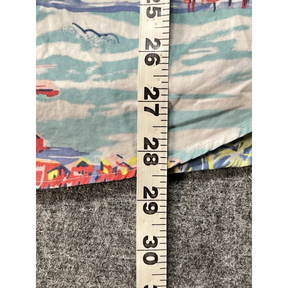 J.CREW Men's‎ Button-Front Shirt Adult XL Slim Multi Colored Hawaiian Buttton